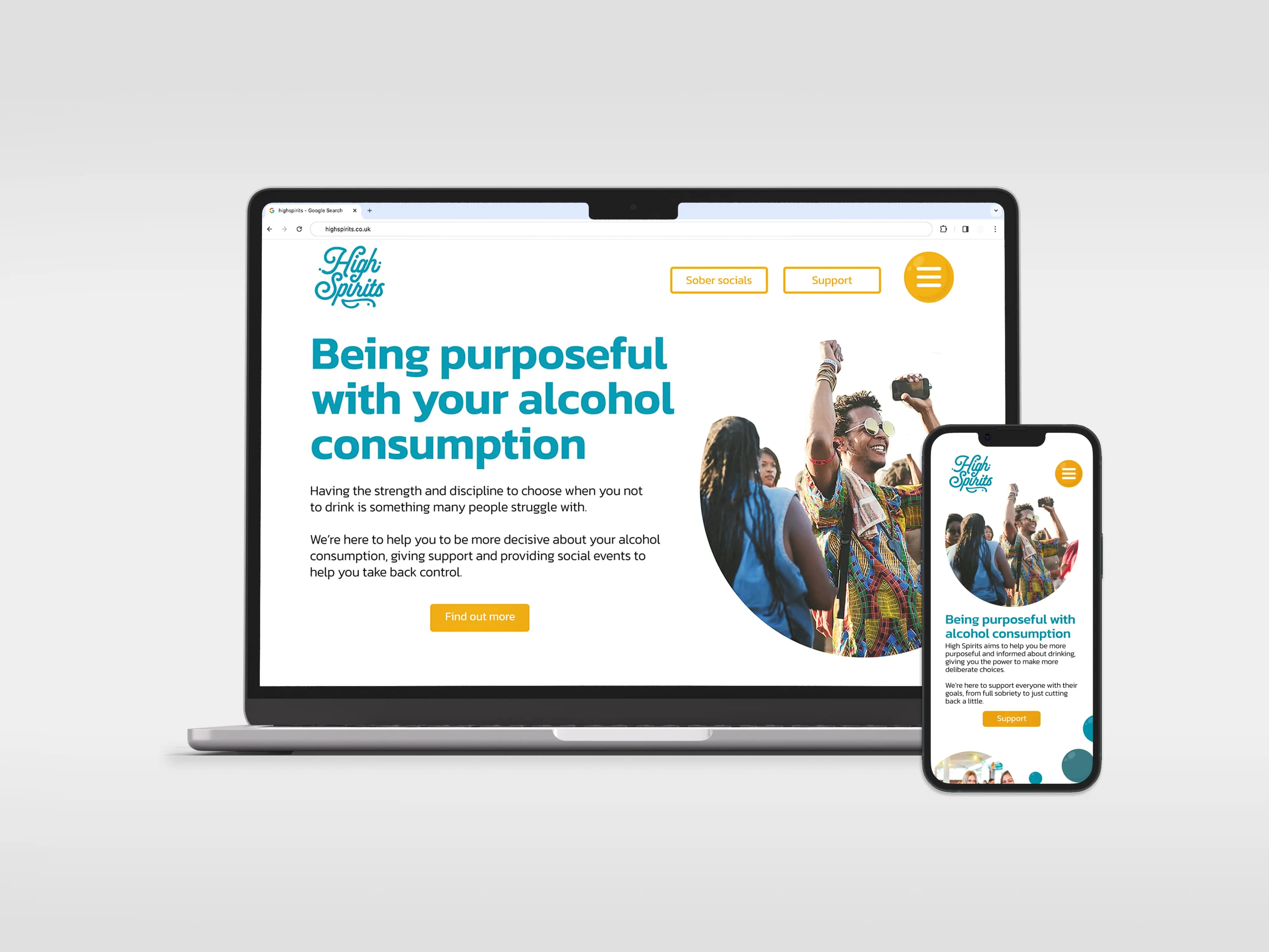 High Spirits Website — project image 4