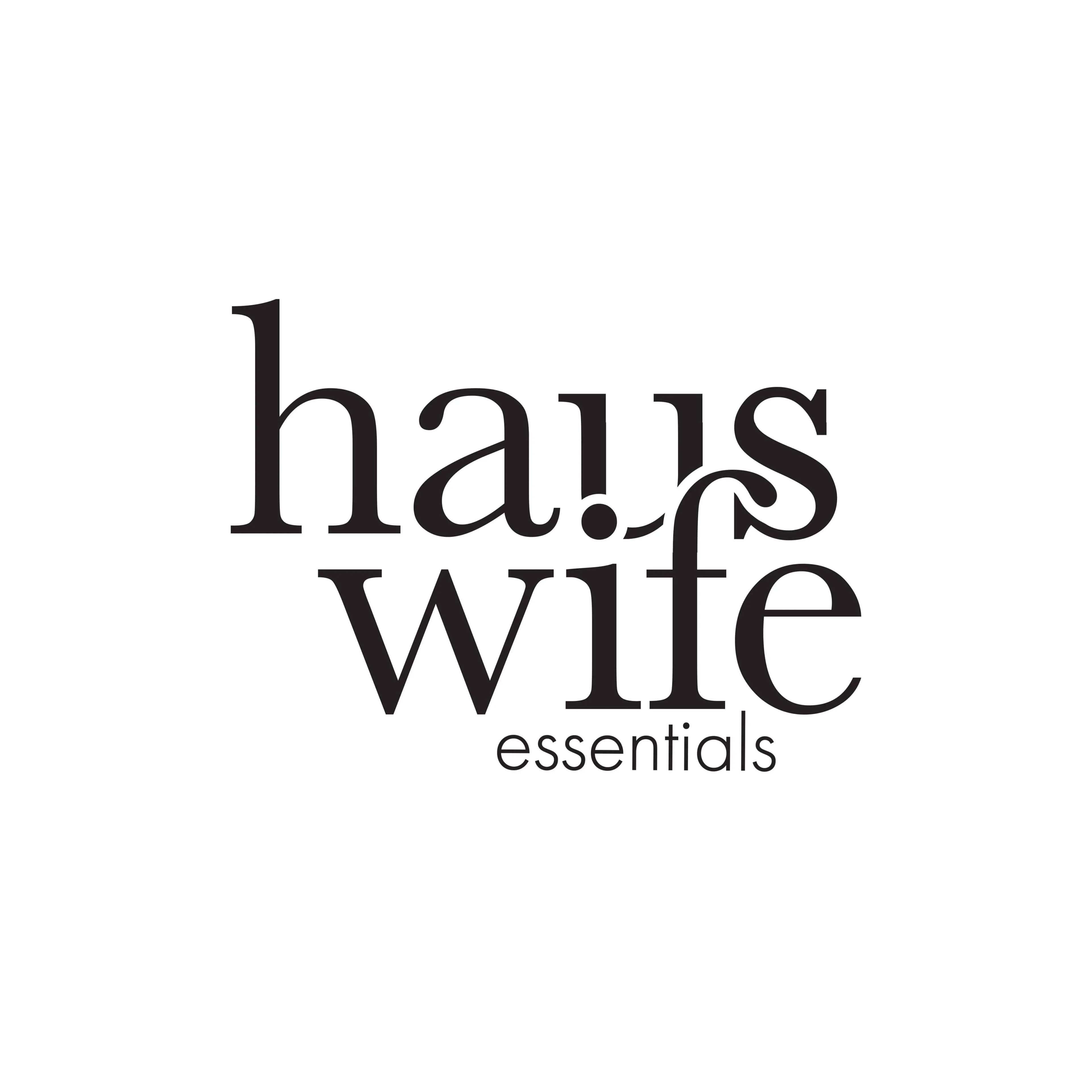 Hauswife Essentials Logo — Branding for an independent business